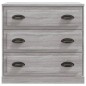 vidaXL Sideboards 2 Stk. Grau Sonoma Holzwerkstoff vidaXL Sideboards 2 Stk. Grau Sonoma Holzwerkstoff