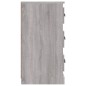 vidaXL Sideboards 2 Stk. Grau Sonoma Holzwerkstoff vidaXL Sideboards 2 Stk. Grau Sonoma Holzwerkstoff