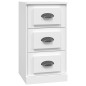 vidaXL Sideboards 3 Stk. Weiß Holzwerkstoff vidaXL Sideboards 3 Stk. Weiß Holzwerkstoff