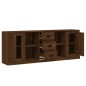vidaXL Sideboards 3 Stk. Braun Eichen-Optik Holzwerkstoff vidaXL Sideboards 3 Stk. Braun Eichen-Optik Holzwerkstoff