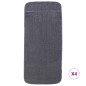 vidaXL Strandtücher 4 Stk. Anthrazit 60x135 cm Stoff 400 GSM vidaXL Strandtücher 4 Stk. Anthrazit 60x135 cm Stoff 400 GSM