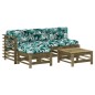 vidaXL 5-tlg. Garten-Lounge-Set mit Kissen Imprägniertes Kiefernholz vidaXL 5-tlg. Garten-Lounge-Set mit Kissen Imprägniertes Kiefernholz