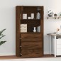 vidaXL Highboard Braun Eichen-Optik Holzwerkstoff vidaXL Highboard Braun Eichen-Optik Holzwerkstoff