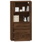 vidaXL Highboard Braun Eichen-Optik Holzwerkstoff vidaXL Highboard Braun Eichen-Optik Holzwerkstoff