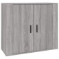 vidaXL Sideboards 3 Stk. Grau Sonoma Holzwerkstoff vidaXL Sideboards 3 Stk. Grau Sonoma Holzwerkstoff
