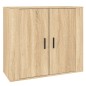 vidaXL Sideboards 3 Stk. Sonoma-Eiche Holzwerkstoff vidaXL Sideboards 3 Stk. Sonoma-Eiche Holzwerkstoff