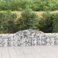 vidaXL Gabionen mit Hochbogen 17 Stk. 300x30x60/80 cm Verzinktes Eisen vidaXL Gabionen mit Hochbogen 17 Stk. 300x30x60/80 cm Verzinktes Eisen