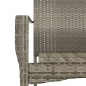 vidaXL 5-tlg. Garten-Essgruppe mit Kissen Grau Poly Rattan vidaXL 5-tlg. Garten-Essgruppe mit Kissen Grau Poly Rattan