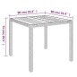 vidaXL 5-tlg. Garten-Essgruppe mit Kissen Grau Poly Rattan vidaXL 5-tlg. Garten-Essgruppe mit Kissen Grau Poly Rattan