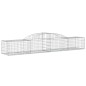 vidaXL Gabionen mit Hochbogen 4 Stk. 300x50x40/60 cm Verzinktes Eisen vidaXL Gabionen mit Hochbogen 4 Stk. 300x50x40/60 cm Verzinktes Eisen