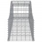 vidaXL Gabionen mit Hochbogen 4 Stk. 300x50x40/60 cm Verzinktes Eisen vidaXL Gabionen mit Hochbogen 4 Stk. 300x50x40/60 cm Verzinktes Eisen