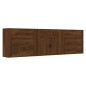 vidaXL Sideboards 3 Stk. Braun Eichen-Optik Holzwerkstoff vidaXL Sideboards 3 Stk. Braun Eichen-Optik Holzwerkstoff