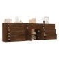vidaXL Sideboards 3 Stk. Braun Eichen-Optik Holzwerkstoff vidaXL Sideboards 3 Stk. Braun Eichen-Optik Holzwerkstoff