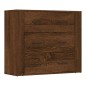 vidaXL Sideboards 3 Stk. Braun Eichen-Optik Holzwerkstoff vidaXL Sideboards 3 Stk. Braun Eichen-Optik Holzwerkstoff