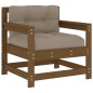 vidaXL 7-tlg. Garten-Lounge-Set mit Kissen Honigbraun Massivholz vidaXL 7-tlg. Garten-Lounge-Set mit Kissen Honigbraun Massivholz