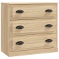 vidaXL Sideboards 3 Stk. Sonoma-Eiche Holzwerkstoff vidaXL Sideboards 3 Stk. Sonoma-Eiche Holzwerkstoff