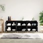 vidaXL Sideboards 3 Stk. Schwarz 60x35x70 cm Holzwerkstoff vidaXL Sideboards 3 Stk. Schwarz 60x35x70 cm Holzwerkstoff