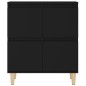 vidaXL Sideboards 3 Stk. Schwarz 60x35x70 cm Holzwerkstoff vidaXL Sideboards 3 Stk. Schwarz 60x35x70 cm Holzwerkstoff