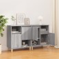 vidaXL Sideboards 2 Stk. Grau Sonoma 60x35x70 cm Holzwerkstoff vidaXL Sideboards 2 Stk. Grau Sonoma 60x35x70 cm Holzwerkstoff