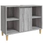 vidaXL 3-tlg. Badmöbel-Set Grau Sonoma Holzwerkstoff vidaXL 3-tlg. Badmöbel-Set Grau Sonoma Holzwerkstoff