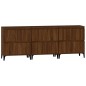 vidaXL Sideboards 3 Stk. Braun Eichen-Optik 60x35x70 cm Holzwerkstoff vidaXL Sideboards 3 Stk. Braun Eichen-Optik 60x35x70 cm Holzwerkstoff