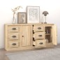 vidaXL Sideboards 2 Stk. Sonoma-Eiche Holzwerkstoff vidaXL Sideboards 2 Stk. Sonoma-Eiche Holzwerkstoff
