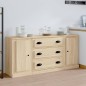 vidaXL Sideboards 3 Stk. Sonoma-Eiche Holzwerkstoff vidaXL Sideboards 3 Stk. Sonoma-Eiche Holzwerkstoff