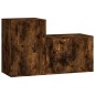 vidaXL 2-tlg. TV-Schrank-Set Räuchereiche Holzwerkstoff vidaXL 2-tlg. TV-Schrank-Set Räuchereiche Holzwerkstoff