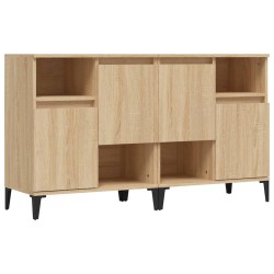 vidaXL Sideboards 2 Stk. Sonoma-Eiche 60x35x70 cm Holzwerkstoff