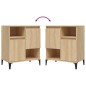 vidaXL Sideboards 2 Stk. Sonoma-Eiche 60x35x70 cm Holzwerkstoff vidaXL Sideboards 2 Stk. Sonoma-Eiche 60x35x70 cm Holzwerkstoff