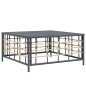 vidaXL 10-tlg. Garten-Lounge-Set mit Kissen Anthrazit Poly Rattan vidaXL 10-tlg. Garten-Lounge-Set mit Kissen Anthrazit Poly Rattan