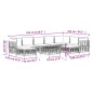 vidaXL 10-tlg. Garten-Lounge-Set mit Kissen Anthrazit Poly Rattan vidaXL 10-tlg. Garten-Lounge-Set mit Kissen Anthrazit Poly Rattan