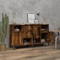 vidaXL Sideboards 2 Stk. Räuchereiche 60x35x70 cm Holzwerkstoff vidaXL Sideboards 2 Stk. Räuchereiche 60x35x70 cm Holzwerkstoff