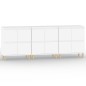 vidaXL Sideboards 3 Stk. Weiß 60x35x70 cm Holzwerkstoff vidaXL Sideboards 3 Stk. Weiß 60x35x70 cm Holzwerkstoff