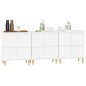 vidaXL Sideboards 3 Stk. Weiß 60x35x70 cm Holzwerkstoff vidaXL Sideboards 3 Stk. Weiß 60x35x70 cm Holzwerkstoff