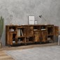 vidaXL Sideboards 3 Stk. Räuchereiche 60x35x70 cm Holzwerkstoff vidaXL Sideboards 3 Stk. Räuchereiche 60x35x70 cm Holzwerkstoff