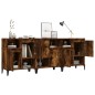 vidaXL Sideboards 3 Stk. Räuchereiche 60x35x70 cm Holzwerkstoff vidaXL Sideboards 3 Stk. Räuchereiche 60x35x70 cm Holzwerkstoff