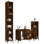 vidaXL 3-tlg. Badmöbel-Set Räuchereiche Holzwerkstoff vidaXL 3-tlg. Badmöbel-Set Räuchereiche Holzwerkstoff