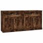 vidaXL Sideboards 2 Stk. Räuchereiche Holzwerkstoff vidaXL Sideboards 2 Stk. Räuchereiche Holzwerkstoff
