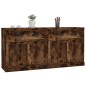vidaXL Sideboards 2 Stk. Räuchereiche Holzwerkstoff vidaXL Sideboards 2 Stk. Räuchereiche Holzwerkstoff