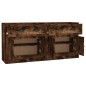 vidaXL Sideboards 2 Stk. Räuchereiche Holzwerkstoff vidaXL Sideboards 2 Stk. Räuchereiche Holzwerkstoff