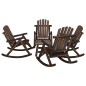 vidaXL 5-tlg. Garten-Lounge-Set Massivholz Fichte vidaXL 5-tlg. Garten-Lounge-Set Massivholz Fichte