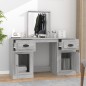 vidaXL Schminktisch mit Spiegel Grau Sonoma 130x50x132,5 cm vidaXL Schminktisch mit Spiegel Grau Sonoma 130x50x132,5 cm