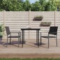 vidaXL 3-tlg. Garten-Essgruppe Poly Rattan und Stahl vidaXL 3-tlg. Garten-Essgruppe Poly Rattan und Stahl