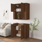 vidaXL Highboard Braun Eichen-Optik Holzwerkstoff vidaXL Highboard Braun Eichen-Optik Holzwerkstoff