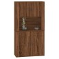 vidaXL Highboard Braun Eichen-Optik Holzwerkstoff vidaXL Highboard Braun Eichen-Optik Holzwerkstoff