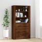 vidaXL Highboard Braun Eichen-Optik Holzwerkstoff vidaXL Highboard Braun Eichen-Optik Holzwerkstoff