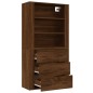 vidaXL Highboard Braun Eichen-Optik Holzwerkstoff vidaXL Highboard Braun Eichen-Optik Holzwerkstoff