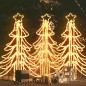vidaXL LED-Weihnachtsbäume 3 Stk. Klappbar Warmweiß 87x87x93 cm vidaXL LED-Weihnachtsbäume 3 Stk. Klappbar Warmweiß 87x87x93 cm