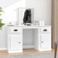 vidaXL Schminktisch mit Spiegel Weiß 130x50x132,5 cm vidaXL Schminktisch mit Spiegel Weiß 130x50x132,5 cm
